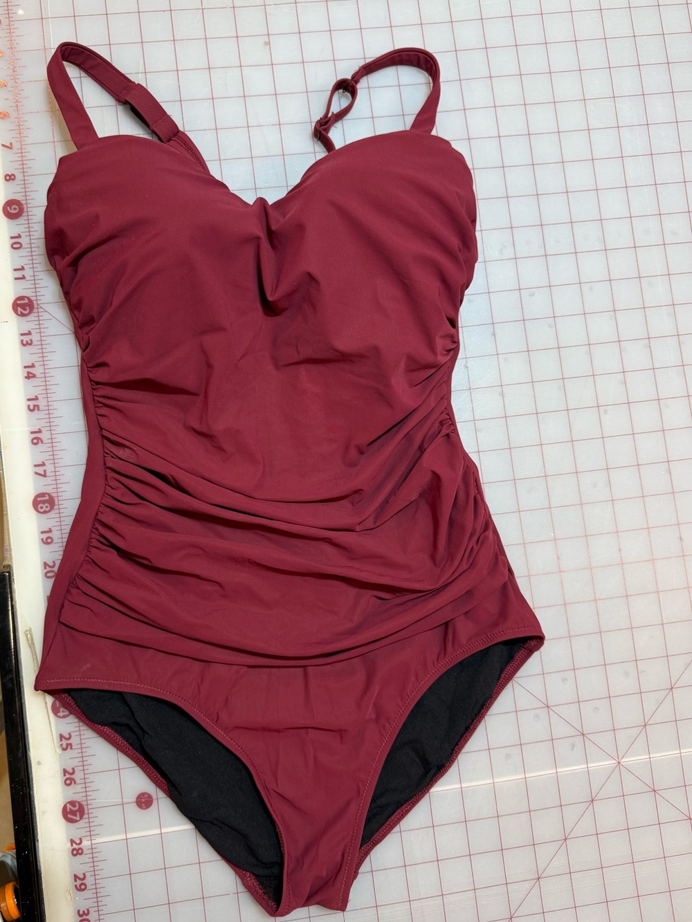Profile By Gottex Wine colored Swimsuit.  NWOT